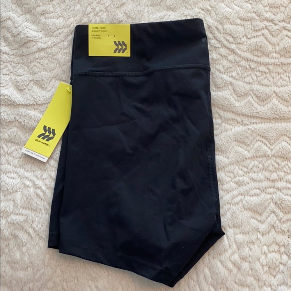 Black biker shorts